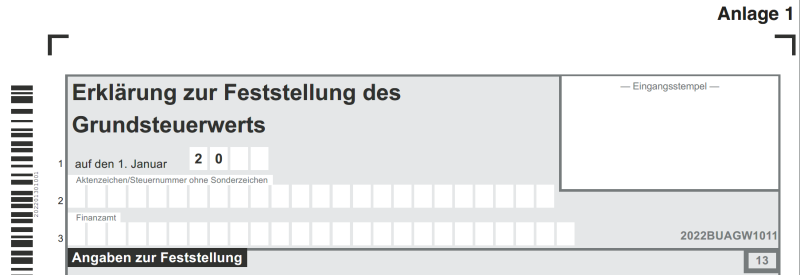 Grundsteuererklärung 2022 Formulare Abrufen