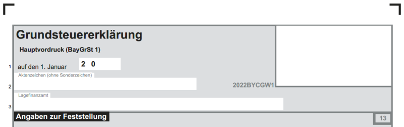 Grundsteuererklärung 2022 Formulare Abrufen